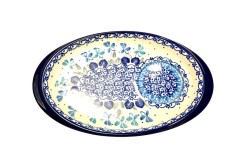 469 Bunzlau Serveer Schaaltje 2751X 469 Serveerschaaltje 13,5x21,5 cm